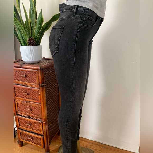 Mother denim jeans size 27” high waist, denim black - Picture 4 of 9